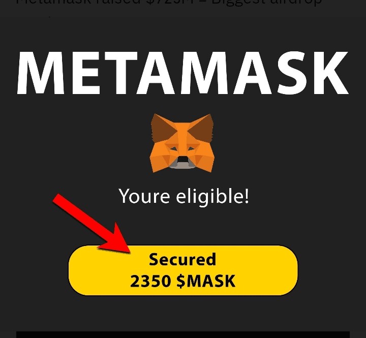 激动人心的Metamask $MASK空投巨额奖励